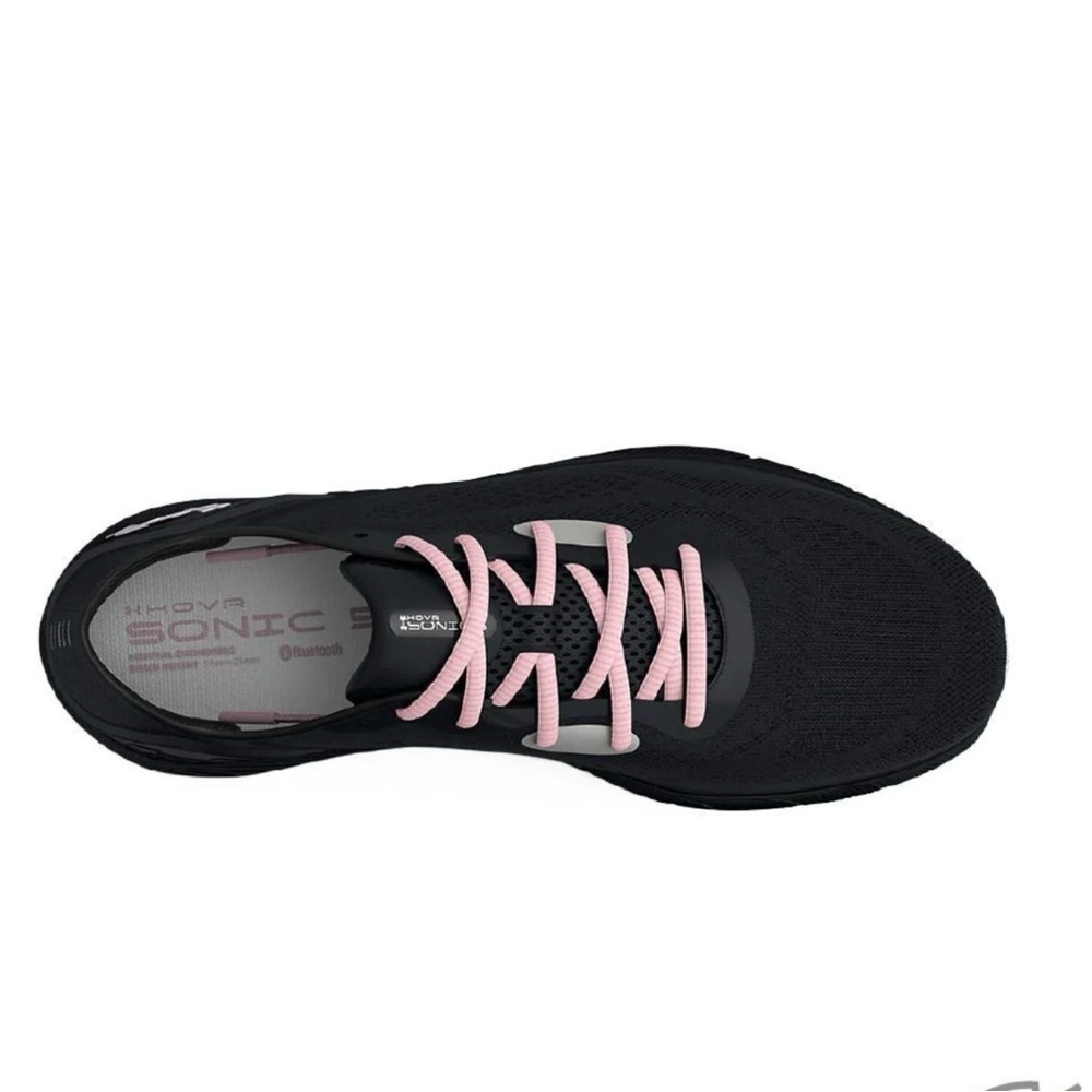Under Armour HOVR Black and Pink Women's Athletic Shoes - Picture 3 of 8